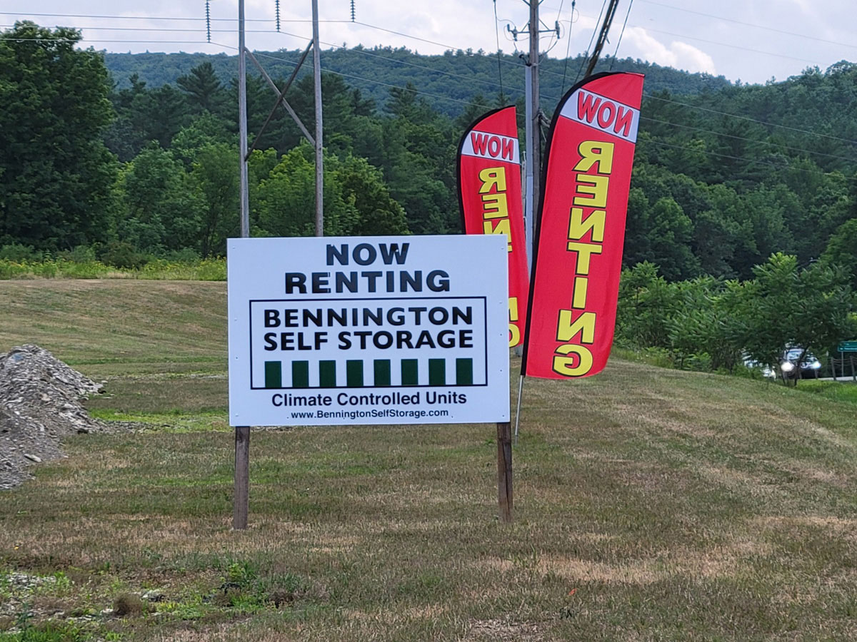 Hoosick Falls NY Self Storage Sign